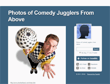 Tablet Screenshot of comedyjugglersfromabove.tumblr.com