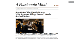 Desktop Screenshot of apassionatemind.tumblr.com