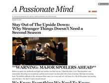 Tablet Screenshot of apassionatemind.tumblr.com