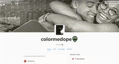 Desktop Screenshot of colormedope.tumblr.com