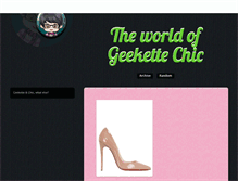 Tablet Screenshot of geekettechic.tumblr.com