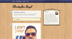 Desktop Screenshot of christopherangel.tumblr.com