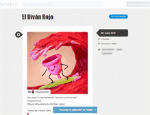 Tablet Screenshot of eldivanrojo.tumblr.com