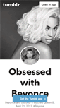 Mobile Screenshot of obsessedwithbeyonce.tumblr.com