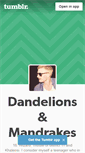 Mobile Screenshot of dandelions-and-mandrakes.tumblr.com