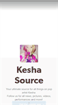 Mobile Screenshot of keshasource.tumblr.com