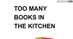 Desktop Screenshot of booksinthekitchen.tumblr.com