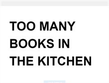 Tablet Screenshot of booksinthekitchen.tumblr.com