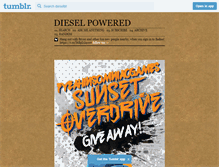 Tablet Screenshot of dieselbt.tumblr.com
