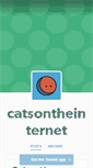 Mobile Screenshot of catsontheinternet.tumblr.com