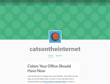 Tablet Screenshot of catsontheinternet.tumblr.com