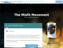 Tablet Screenshot of misfitmovement.tumblr.com