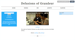 Desktop Screenshot of grandeurbydelusions.tumblr.com