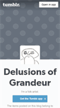 Mobile Screenshot of grandeurbydelusions.tumblr.com