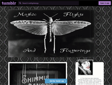 Tablet Screenshot of mothgirlwings.tumblr.com