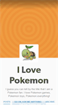 Mobile Screenshot of ilovepokemon.tumblr.com