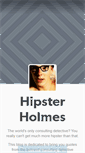 Mobile Screenshot of hipsterholmes.tumblr.com