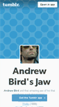 Mobile Screenshot of andrewbirdsjaw.tumblr.com