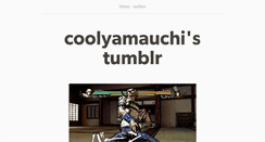 Desktop Screenshot of coolyamauchi.tumblr.com