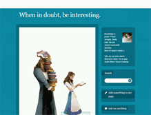 Tablet Screenshot of ladylibrarian.tumblr.com