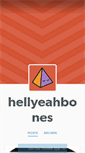 Mobile Screenshot of hellyeahbones.tumblr.com