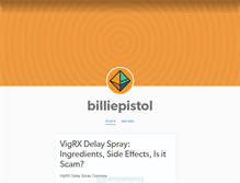 Tablet Screenshot of billiepistol.tumblr.com