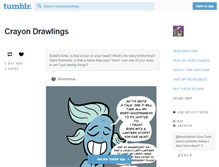 Tablet Screenshot of crayondrawlings.tumblr.com