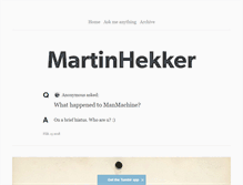 Tablet Screenshot of martinhekker.tumblr.com