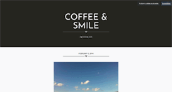 Desktop Screenshot of coffeeandsmile.tumblr.com