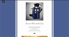 Desktop Screenshot of doctorwhowithcats.tumblr.com