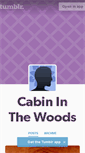 Mobile Screenshot of cabininthewoods.tumblr.com