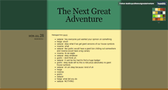 Desktop Screenshot of deathisjustthenextgreatadventure.tumblr.com