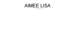 Tablet Screenshot of aimeelisa.tumblr.com