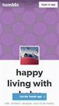 Mobile Screenshot of happylivingwithbaby.tumblr.com