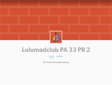 Tablet Screenshot of lolumadclub.tumblr.com