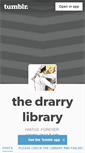 Mobile Screenshot of drarrylibrary.tumblr.com