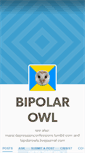 Mobile Screenshot of bipolarowl.tumblr.com