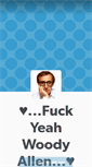 Mobile Screenshot of fuckyeahwoodyallen.tumblr.com