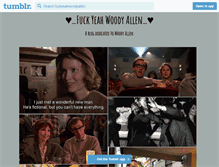 Tablet Screenshot of fuckyeahwoodyallen.tumblr.com