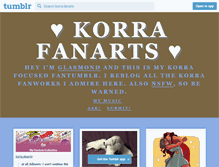 Tablet Screenshot of korra-fanarts.tumblr.com