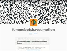 Tablet Screenshot of femmebotshaveemotion.tumblr.com
