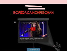 Tablet Screenshot of boredagainchrischan.tumblr.com