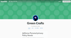 Desktop Screenshot of greencrafts.tumblr.com