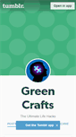 Mobile Screenshot of greencrafts.tumblr.com