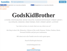 Tablet Screenshot of godskidbrother.tumblr.com