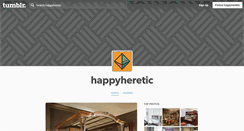 Desktop Screenshot of happyheretic.tumblr.com