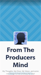 Mobile Screenshot of fromtheproducersmind.tumblr.com