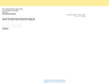 Tablet Screenshot of doctorwhotheworld.tumblr.com