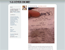 Tablet Screenshot of 123eyesonme.tumblr.com