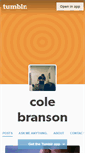 Mobile Screenshot of colebranson.tumblr.com